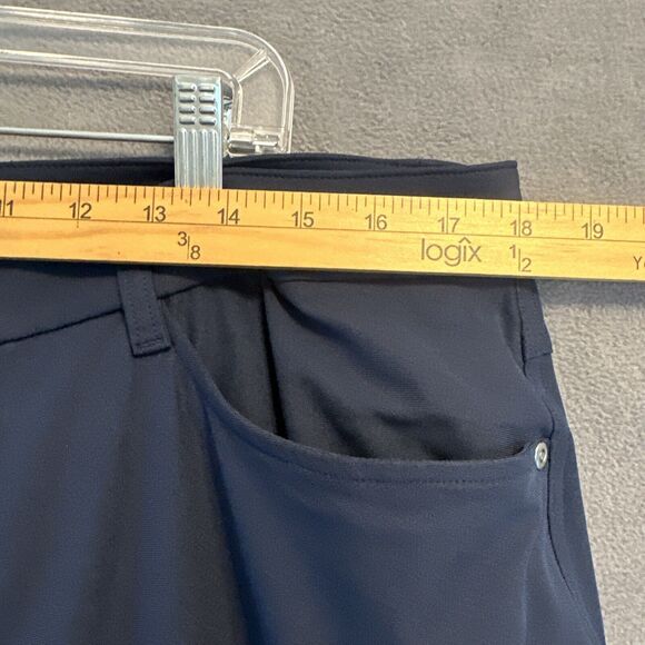 Lululemon ABC Pants Warpstreme Slim Fit 5 Pocket Mens 36x26 Navy Blue M5AQGS - Picture 11 of 13